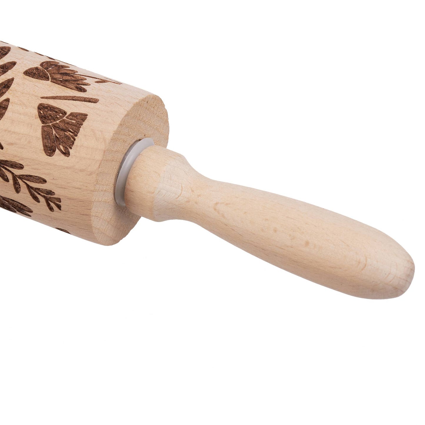 Large Floral Embossing Rolling Pin