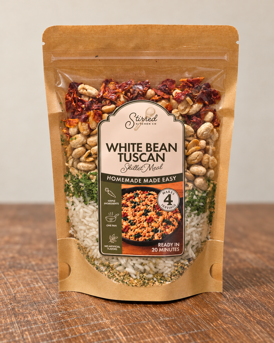 White Bean Tuscan Skillet