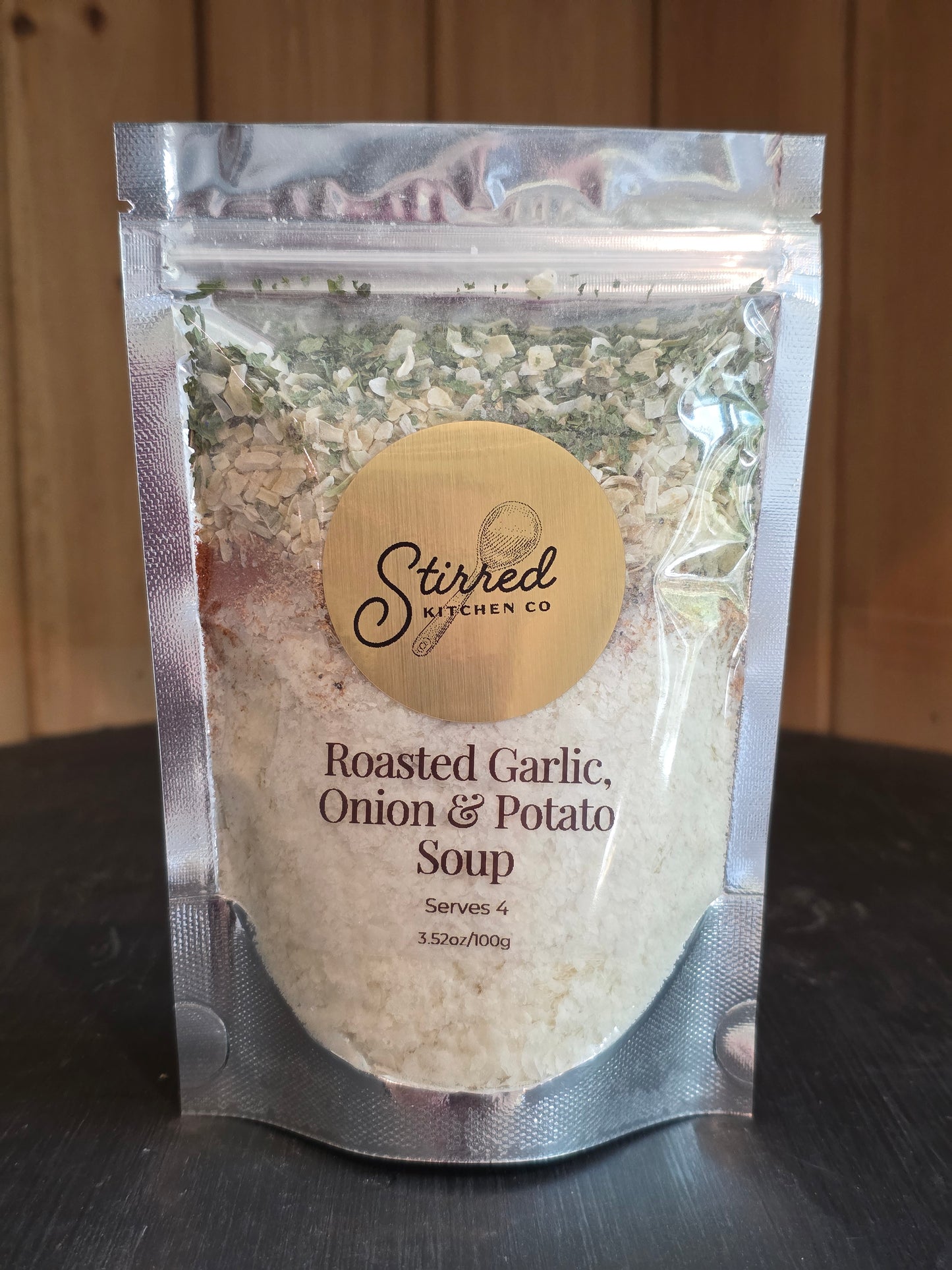Roasted Garlic, Onion & Potato Soup