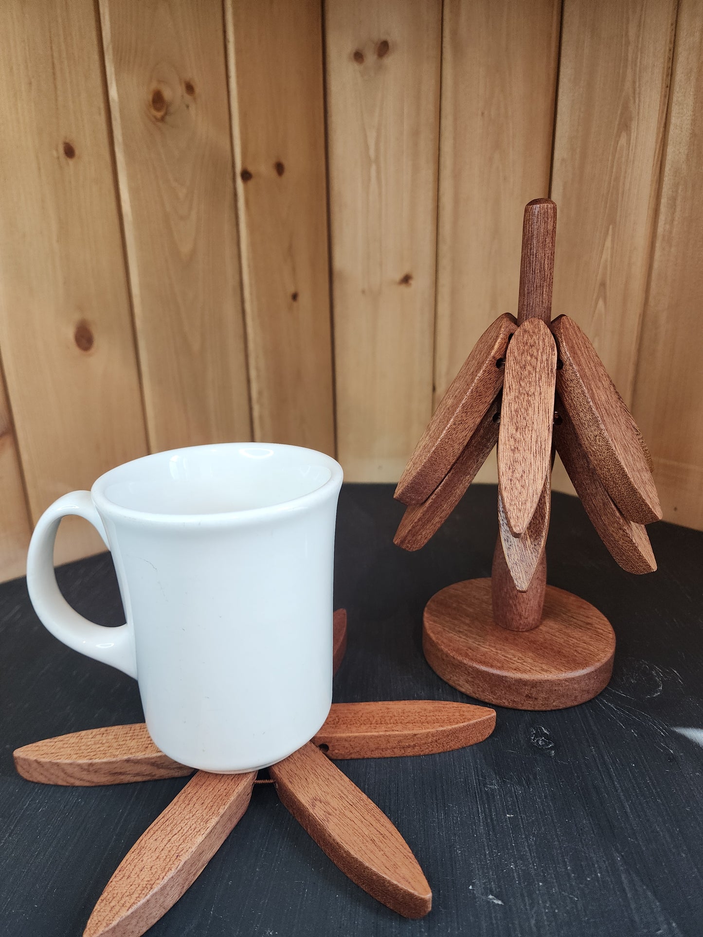 Wood Trivet Set