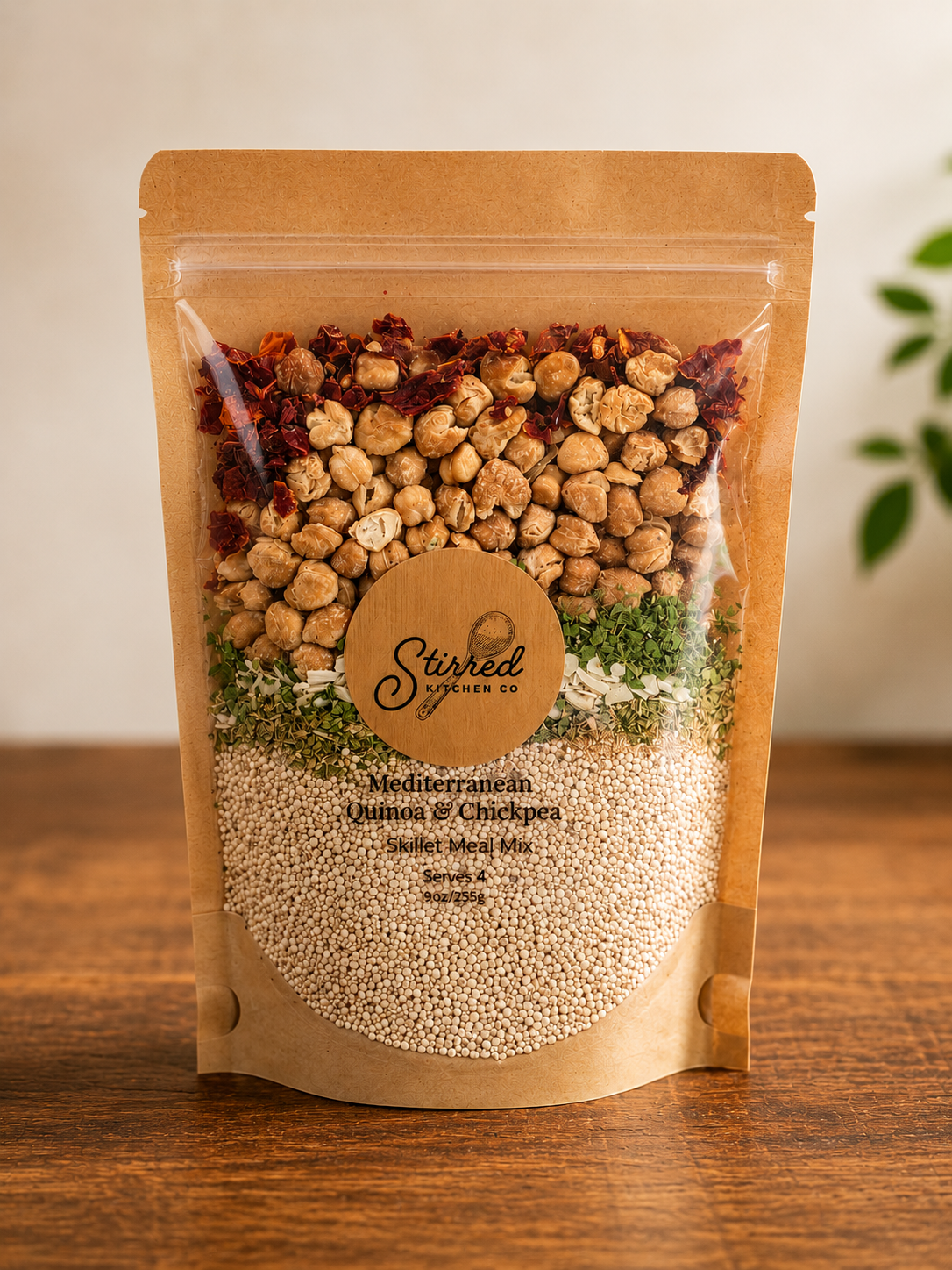 Mediterranean Quinoa & Chickpea Skillet