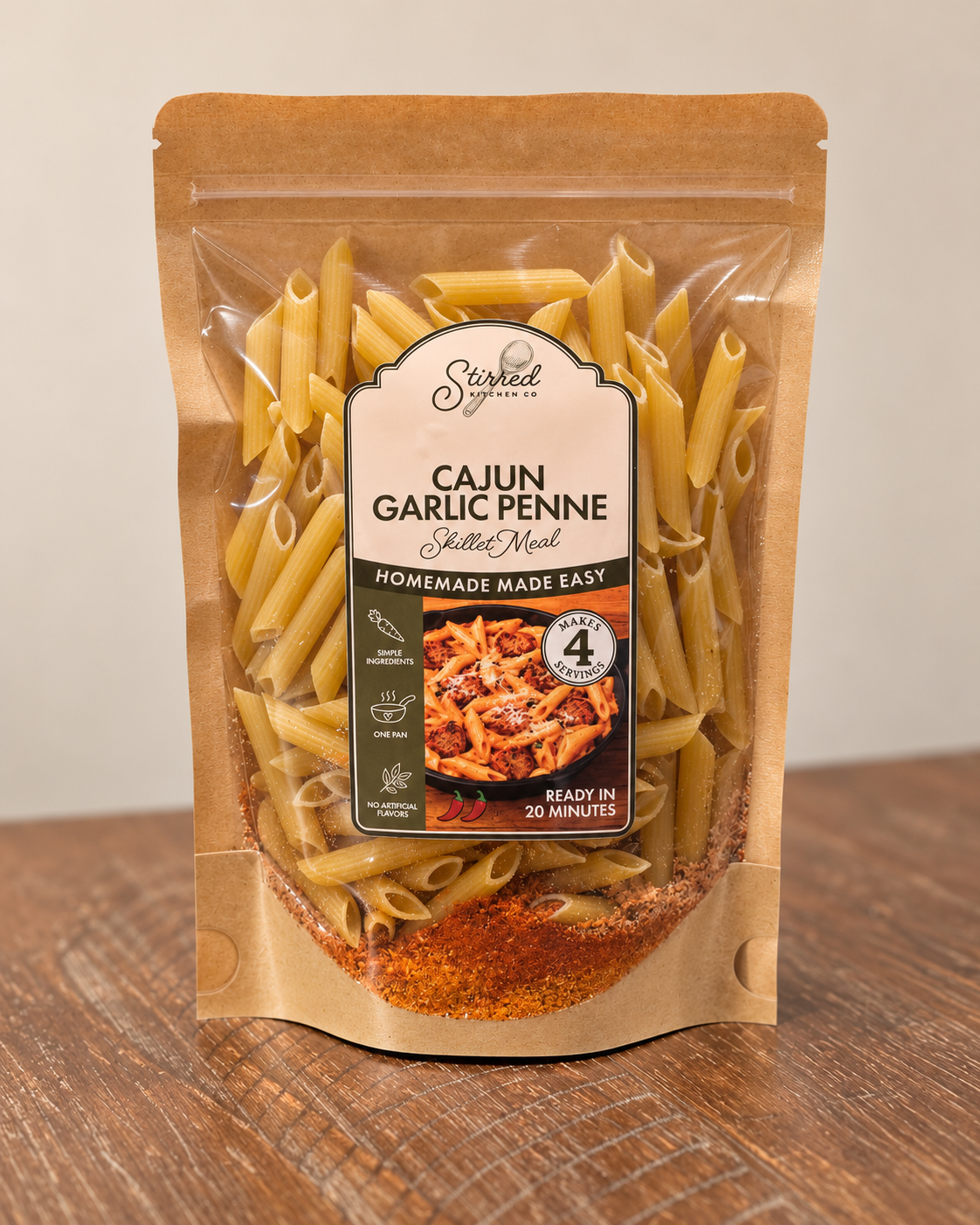 Cajun Garlic Penne