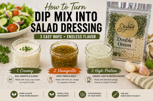 How to Turn Dip Mix Into Salad Dressing (Better Than Store Bought)