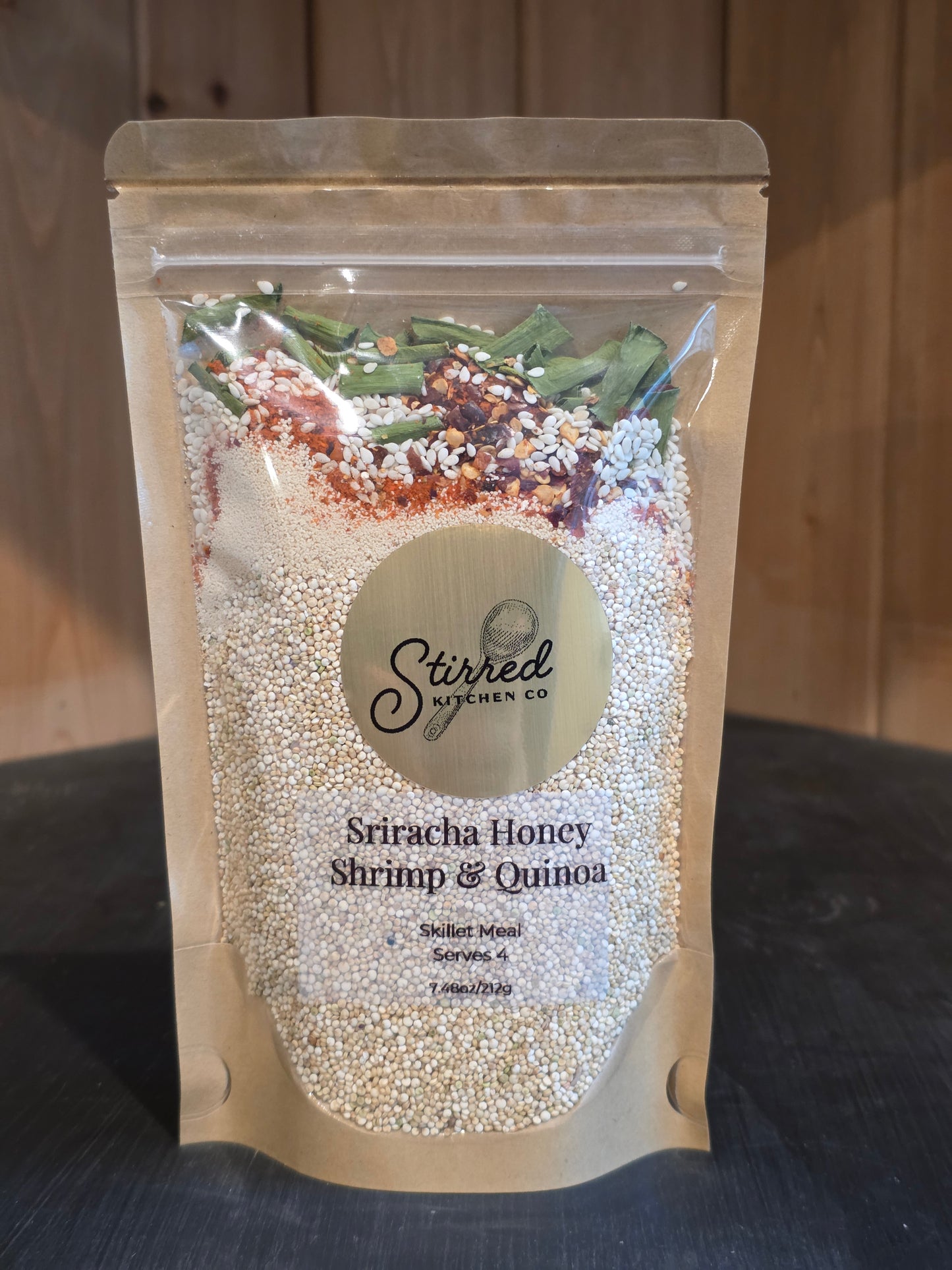 Sriracha Honey Shrimp & Quinoa